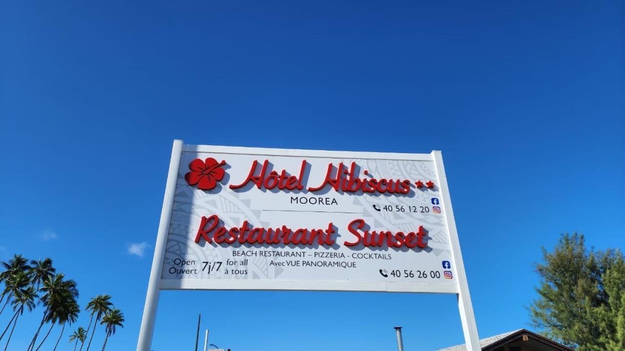 Hotel Hibiscus Papetoai Luaran gambar